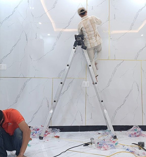 Công trình đá hoa cương chủ hộ A Thao