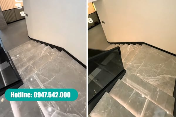 Đá Marble ốp cầu thang trong các công trình xây dựng