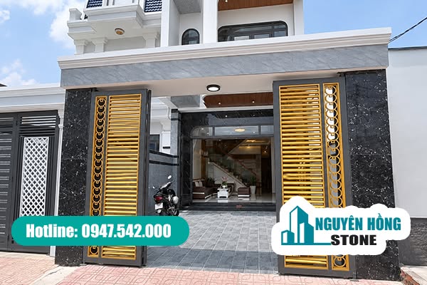 Mẫu Đá Ốp Mặt Tiền Nhà Phố, Nhà Ống Đẹp & Hiện Đại