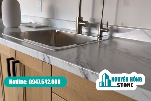 Đá Marble Ốp Bàn Bếp: 15 Mẫu Sang Trọng | Báo Giá & Kinh Nghiệm Chọn