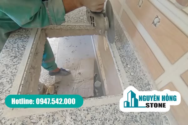 Thi công đá bàn bếp tại quận Bắc Từ Liêm, Hà Nội