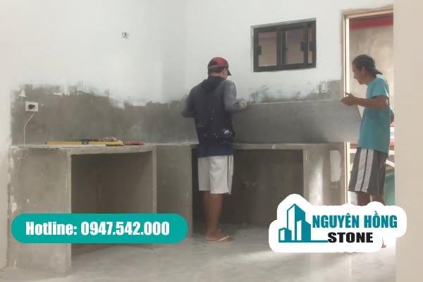 Thi công đá bàn bếp tại quận Cầu Giấy, Hà Nội