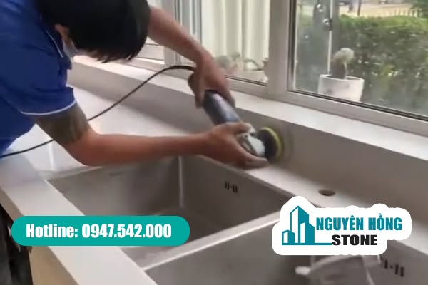 Thi công đá bàn bếp tại quận Hà Đông, Hà Nội