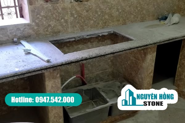 Thi công đá bàn bếp tại quận Nam Từ Liêm, Hà Nội