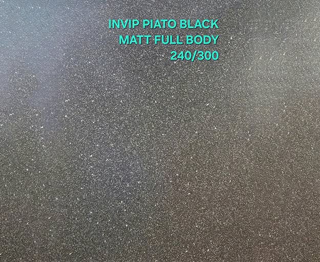 Invip Piatto Black Matt Fullbody