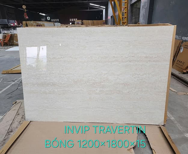 Invip Travertine Bóng 120x180